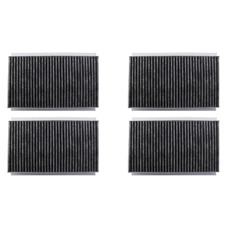 

4Pcs Cabin Air Filter 64319171858 For-BMW 5 6 E60 E61 E63 E64 520D 523I 525I 530D 535D 545I 550I 630I 650I 2007 - 2010