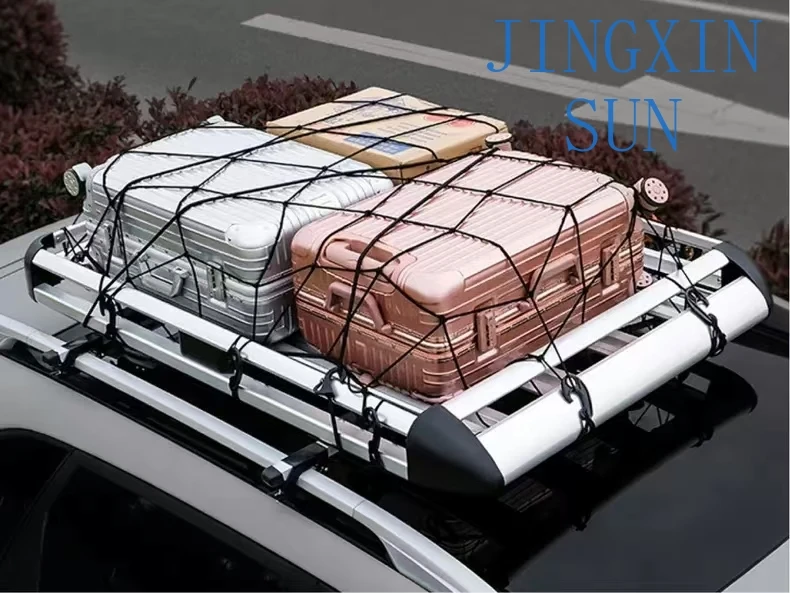 Universal Double Decker Car with Mounting Parts Top Hook Mounting Cargo Carrier Luggage Rack