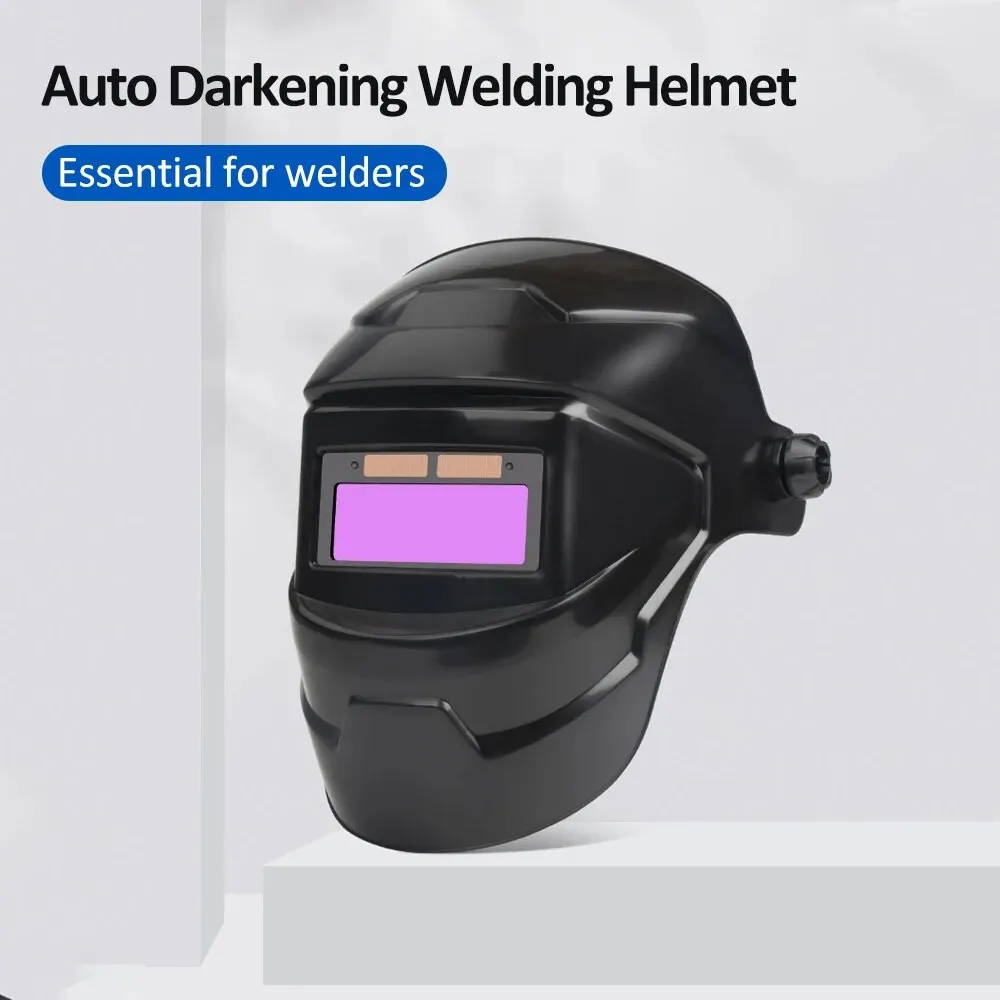 Darkening Welding Mask Glasses Welding Helmet Welding Hood Argon Arc Welding Hat Solar Rechargeable Welding Mask Welding Facial