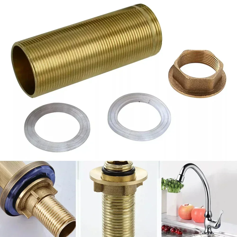 Faucet Fixed Foot Screw Cold Hot Water Brass Pipe Nuts Tap Repair Nut Extension Herramientas Taladros Ferramentas view 5