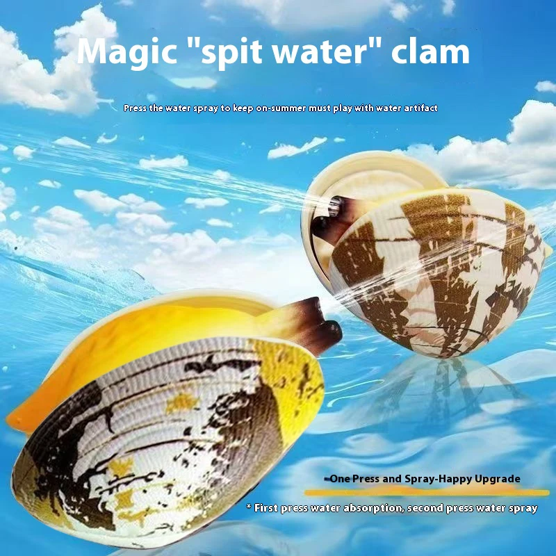 Coquille de pulvérisation d'eau pour adultes, jouet de pulvérisation d'eau pour méfait, amusant d'été, nouveauté, ballon d'eau pour fête sur la plage, 3/6 pièces