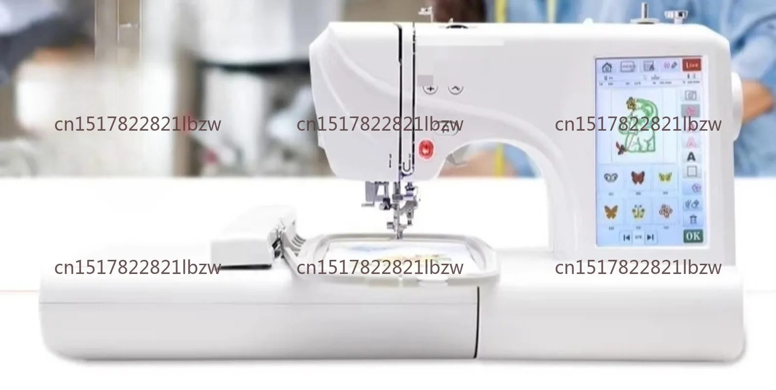 Desktop Household Sewing And Embroidery Machine Overlock Computerized FY650 for Name Monogramming