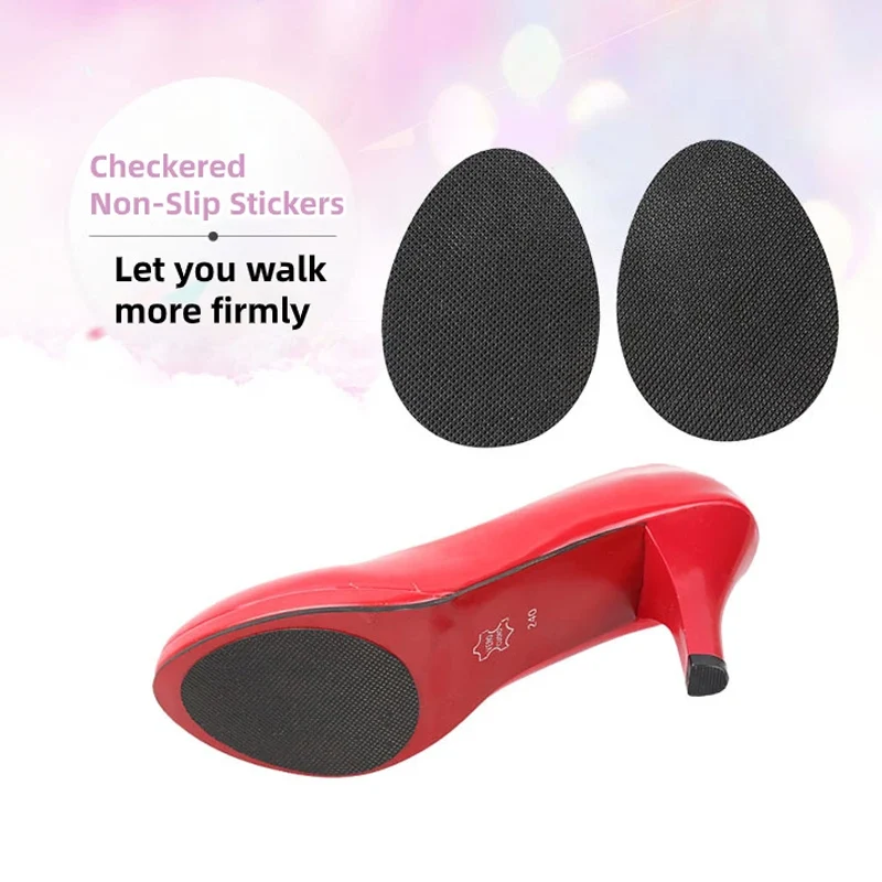 Anti-Slip Self-Adhesive Shoes Mat Durable High Heel Sole Protector Rubber Pads Cushion Non Slip Insole High Heel Sticker