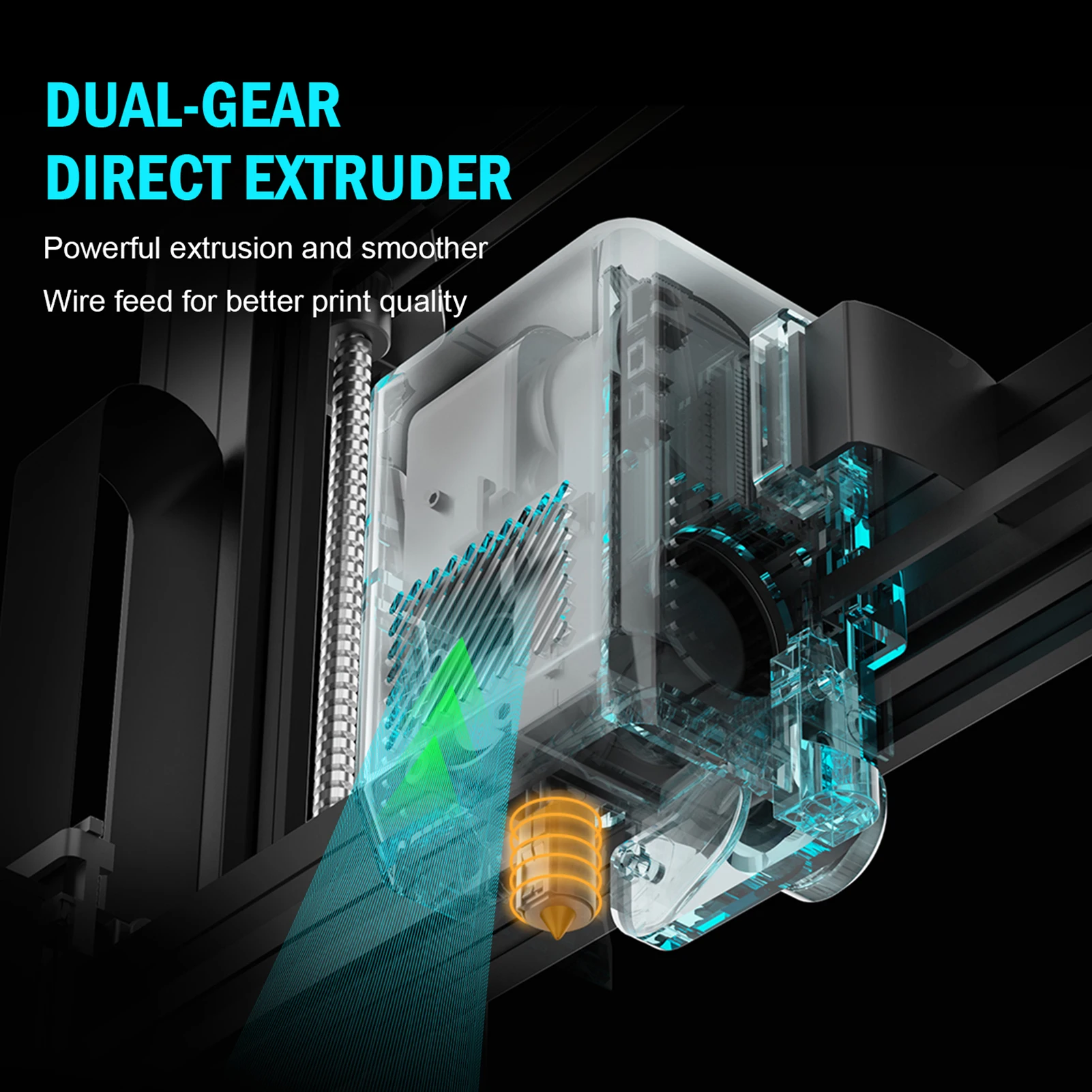 المدفعية Sidewinder X3 Plus طابعة ثلاثية الأبعاد 300 مللي متر/ثانية عالية الدقة المزدوج Z-محور 300x300x400 مللي متر حجم الطباعة شاشة تعمل باللمس طابعات ثلاثية الأبعاد