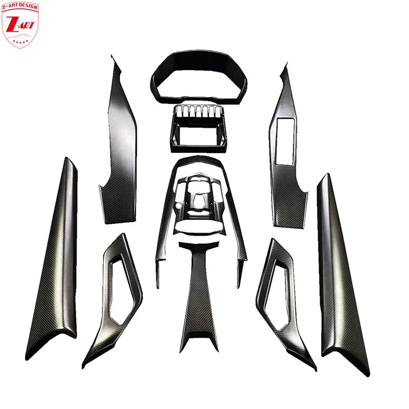 Z-ART LP700 Carbon Fiber Interior Parts for LP700 Dry Carbon Fiber Interior Trim Parts for Aventador Interior Trim Kit 2011-2017