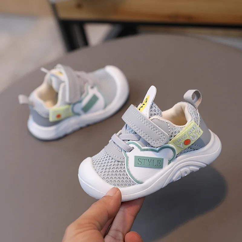 Toddler Walking 2024 Spring Summer New Soft Sole Anti Slip Infant Casual Sports Shoes  Baby Items For Boys And Girl Flat Sneaker