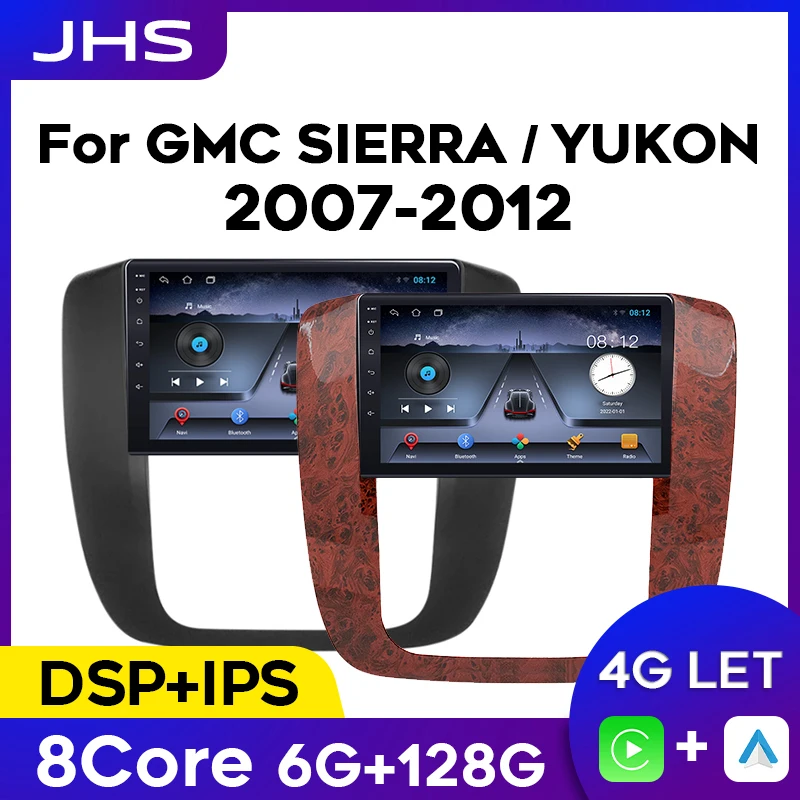 For GMC Yukon Chevrolet Tahoe Suburban 2007-2012 Android Auto Carplay Car Radio Multimedia Stereo GPS Dvd Car Screen