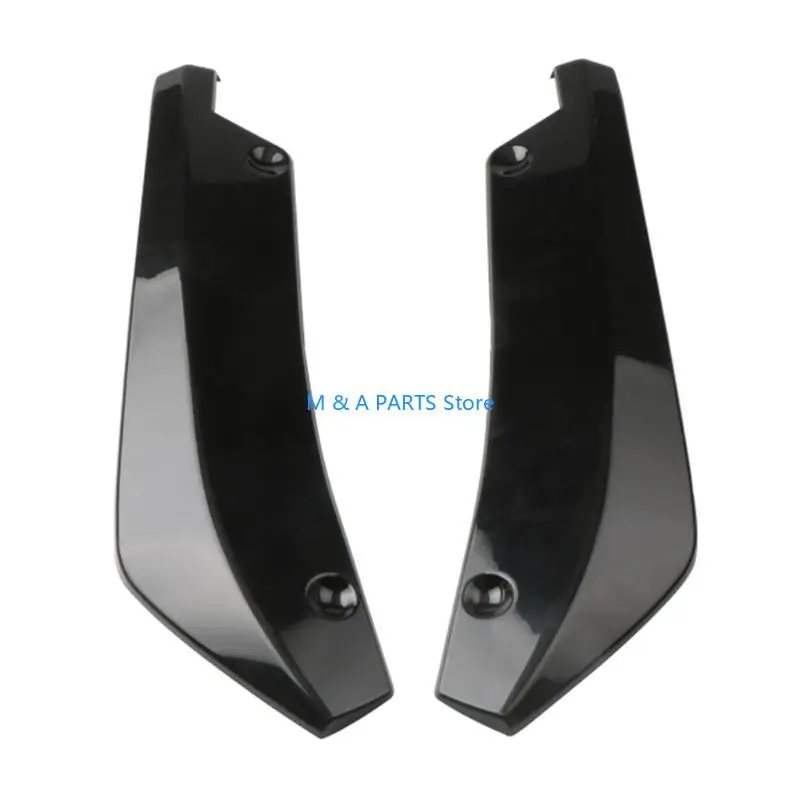 U1JF Universal Car Rear Bumper Lip Spoiler Diffuser Splitter Rear Spoiler with Screws Scratch Protector Car Side Skirt