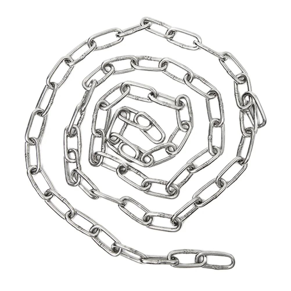 

1PC 4 Meter Stainless Steel Pet Pulling Chain Dog Chain Heavy Duty Chain for Home Industry Outdoor