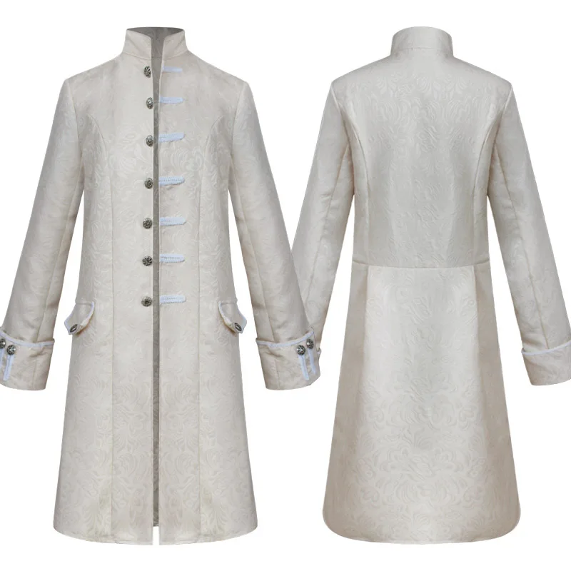 Neue männer Faion St Punk Retro orm Mantel Reine Farbe Stehkragen Halloween Cosplay Kostüm Herbst Saison Damen Kleidung