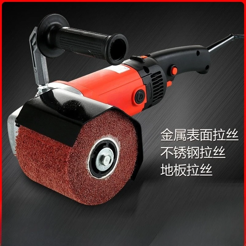 

High-Power Stainless Steel Metal Wire Drawing Electric Grinding Mirror Polishing Wood Open Paint MachineGoods in stock