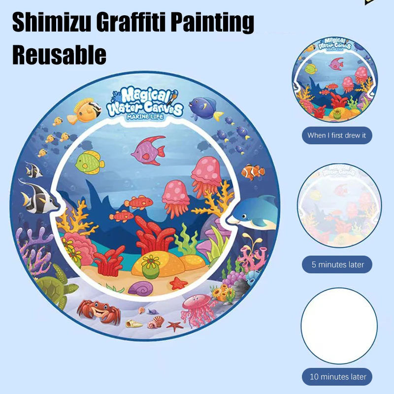 Miraculous Chroma Doodle Drawing Mat Repeatable Use Water Drawing Board Set Children DIY Originality Study Painting Toys Gift