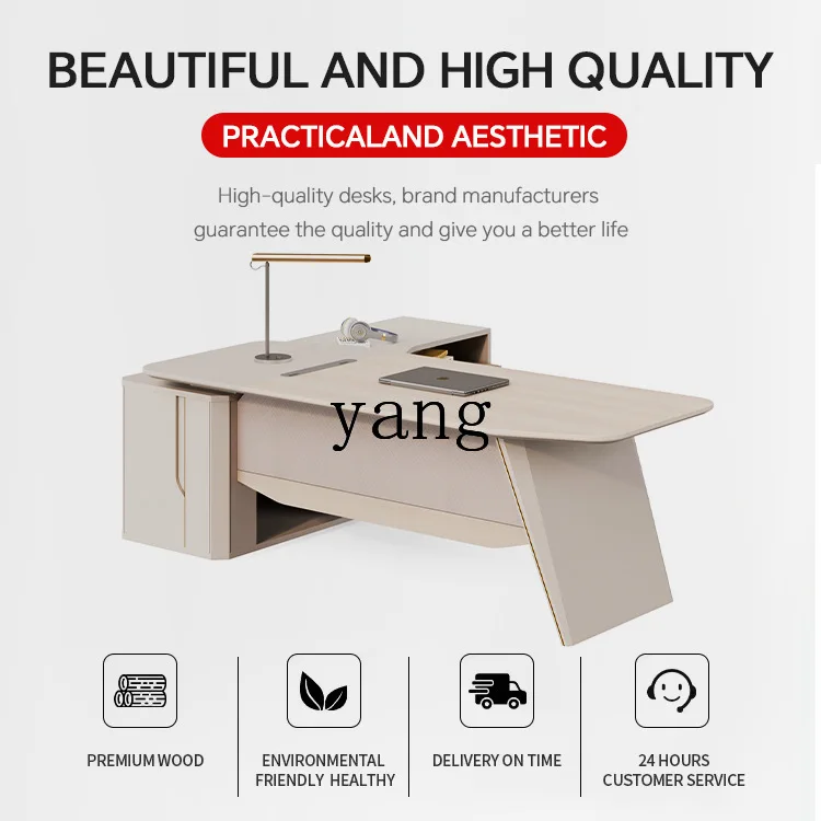 مكتب LMM مدير مكتب تنفيذي الرئيس التنفيذي Deluxe Desk #3