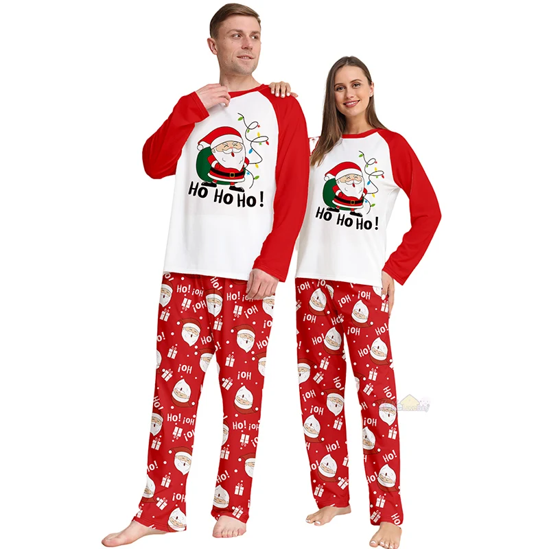 Christmas Outfits Family Matching Pajamas Adult Kids 2027 New Xmas Pyjamas Clothes Set Baby Rompers Casual Sleepwear Family Look