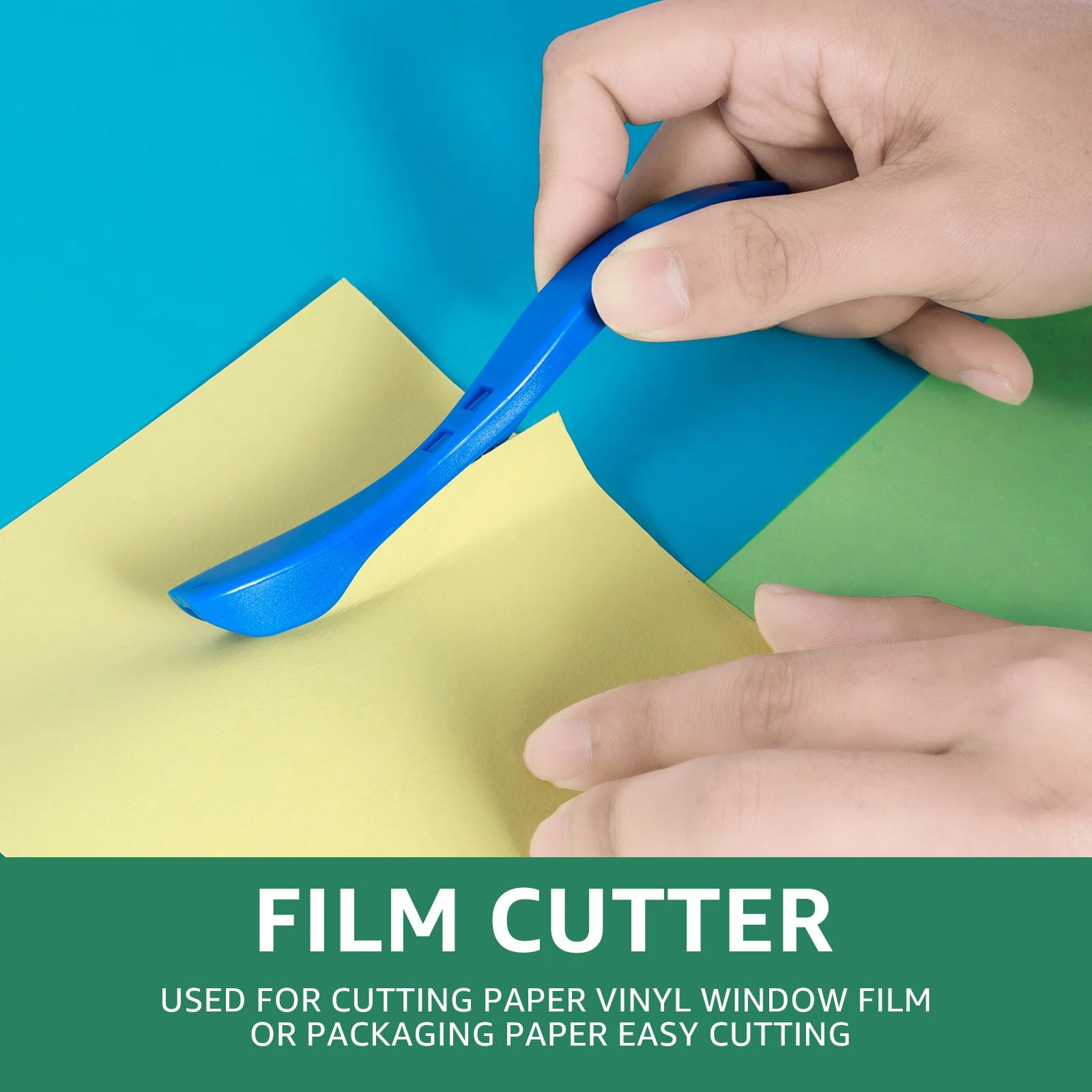 11Pcs Wallpaper Smoothing Tool Kit Reusable Wallpaper Tool Set Flexible Wall Paper Peal and Stick Tool with Seam Roller Tape image 3