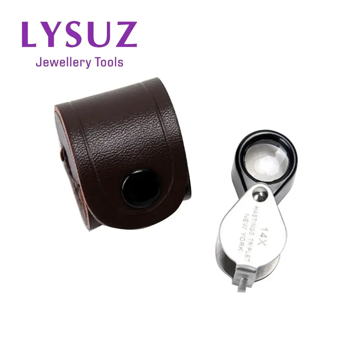 

Portable Light Mini Light Diamond High Power New Gemstone York Triple 10x 14x Jewelry Hasting Loupe Lysuz
