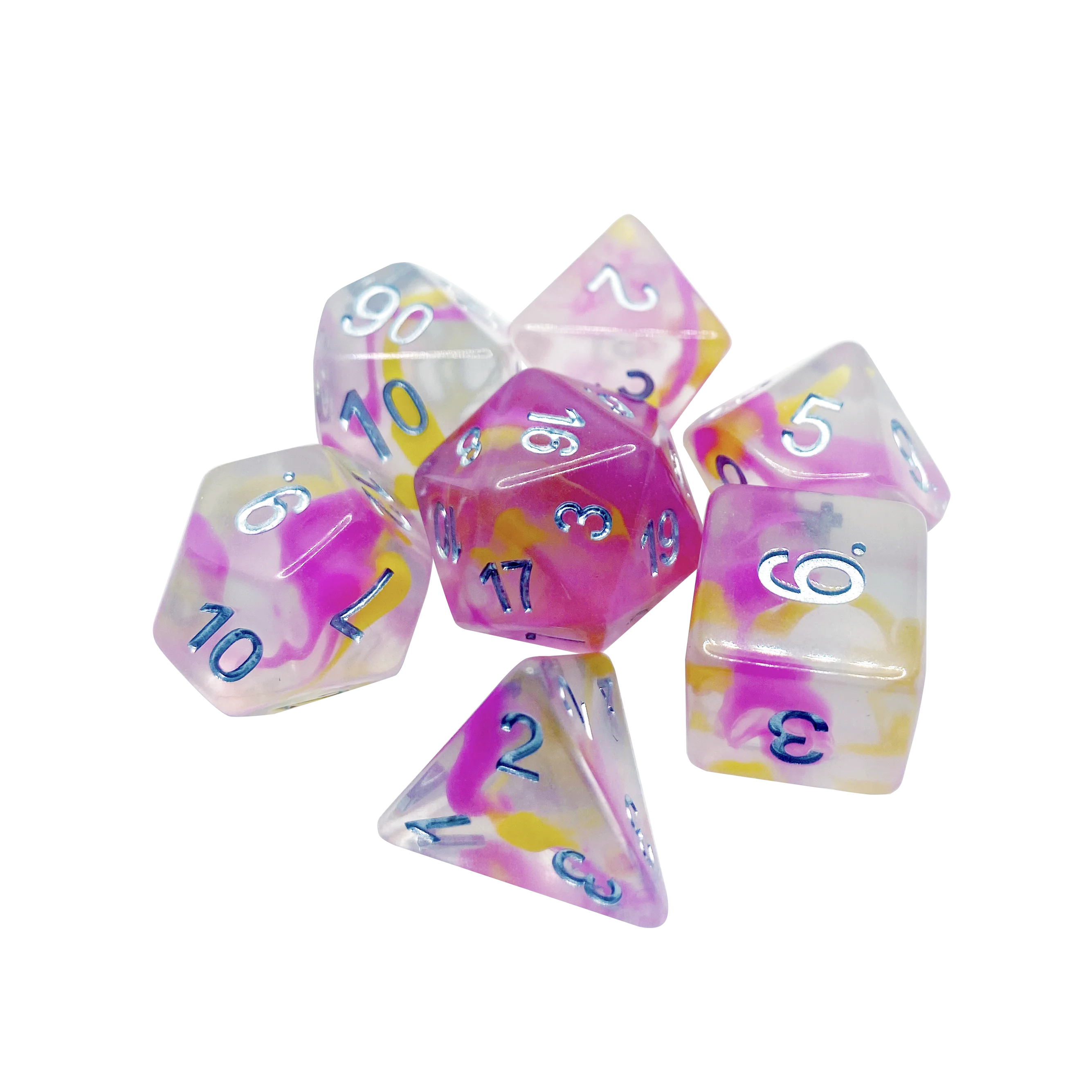 ICE two-color noctilucent dice for dnd d&d dice for dungeons and dragons juegos de mesa jeux de société  juegos de mesas