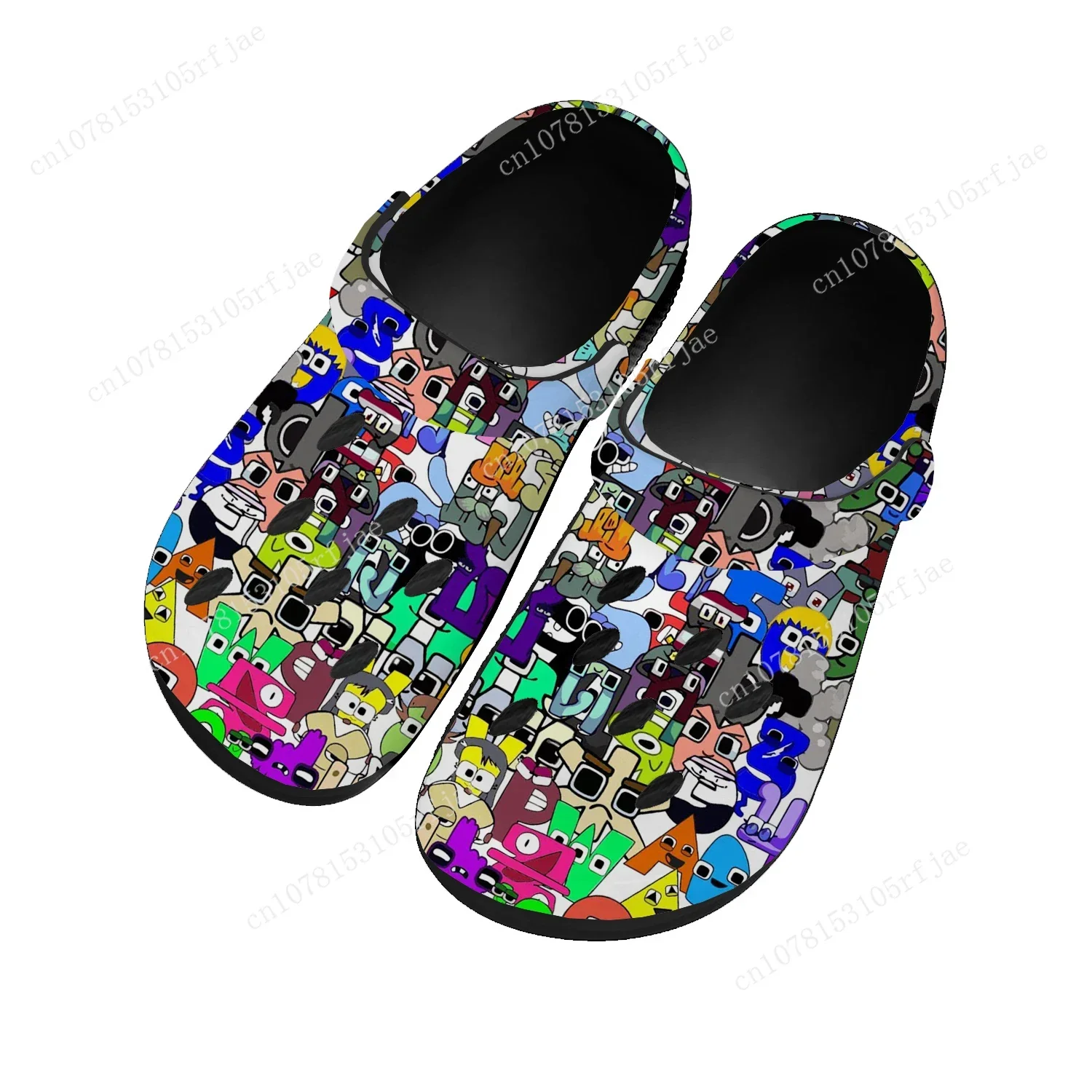 

Alphabet Lore Home Clogs Cartoon Game Mens Womens Youth Boys Girls Sandals Shoes Garden Bespoke Custom Shoes Beach Hole Slippers