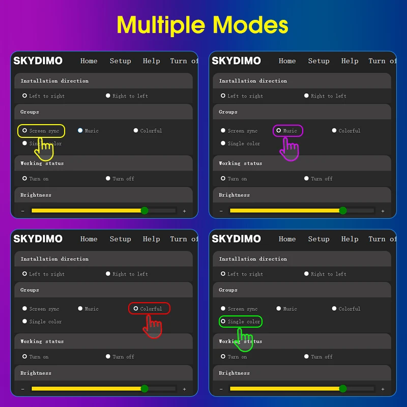 Monitor komputerowy listwa świetlna LED RGB RGB muzyka Rhythm PC inteligentne podświetlacz otoczenia do dekoracji pokoju gier oświetlenie pulpitu