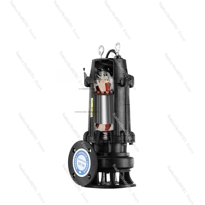 High-Power WQ Sewage Dirt Submersible Pump Septic Tank without Blockage Sewage Pump