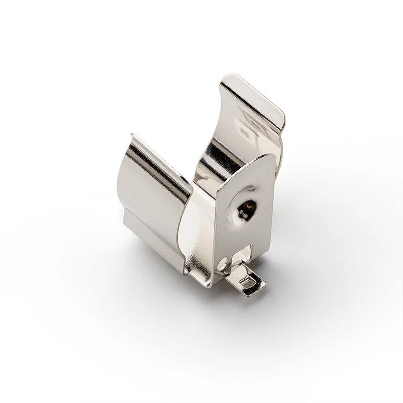 Surface Mount 18650 Battery Holder Spring Steel Nickel Plated CR123A, 18650 Battery Clip BC-1619-NI