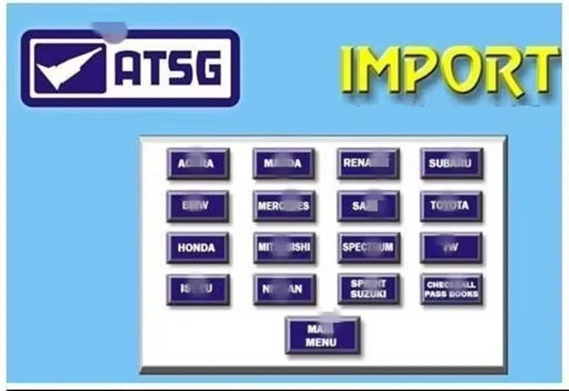 Newest 2017 ATSG software Auto Diagnostic ATSG Software transmission repair manuals ATSG gearbox repair information