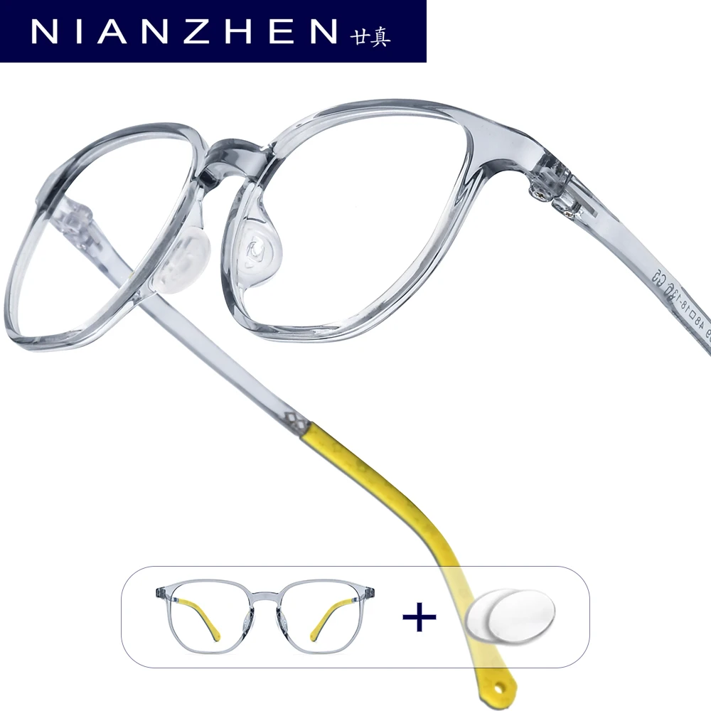 nianzhen-ブルーライトカット眼鏡-女の子-近視用光学レンズ-アイウェア-男の子-カスタムスクエア-tr90-キッズ眼鏡フレーム-2209