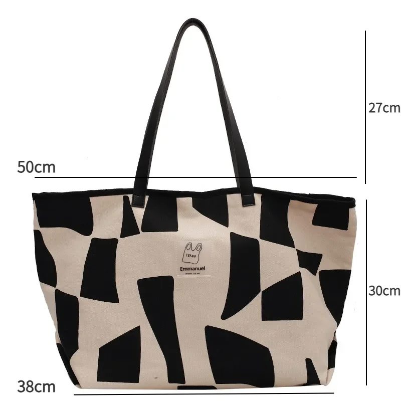 Luxury Designer Large Capacity Tote Handbag for Women 2023 Checkered Pattern Trend Brand Designer Shopper Shoulder Shopping Bag