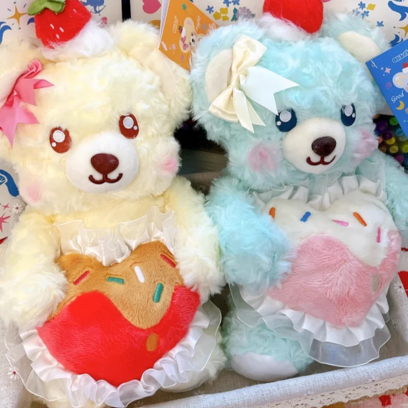 

Плюшевая игрушка-медведь Goodnight Bear: мягкая набивная кукла-животное, комфортный компаньон, плюшевая игрушка для просмотра, настольное украшение, сувенирные подарки