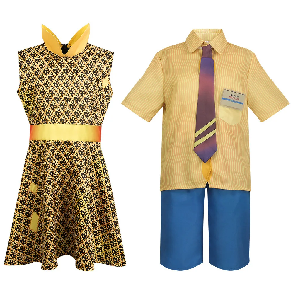 loween Cosplay Movie Crazy Town Ember Fire Wade Water Costume Women's Traditional Clothing Stage Performance Ethnic Wear