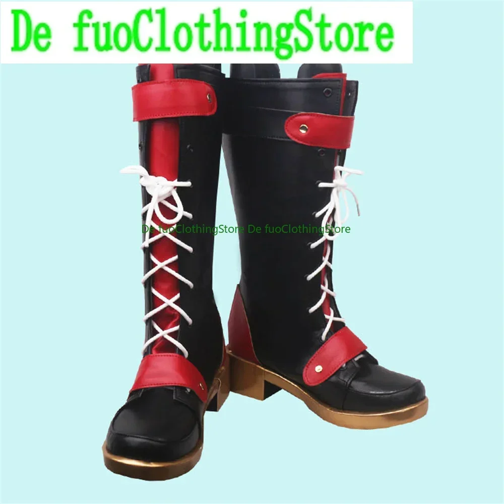 

Ensemble Stars ALKALOID MV VERMILION Обувь для косплея Сапоги Игра Аниме Хэллоуин Рождество DefuClothing Магазин обуви