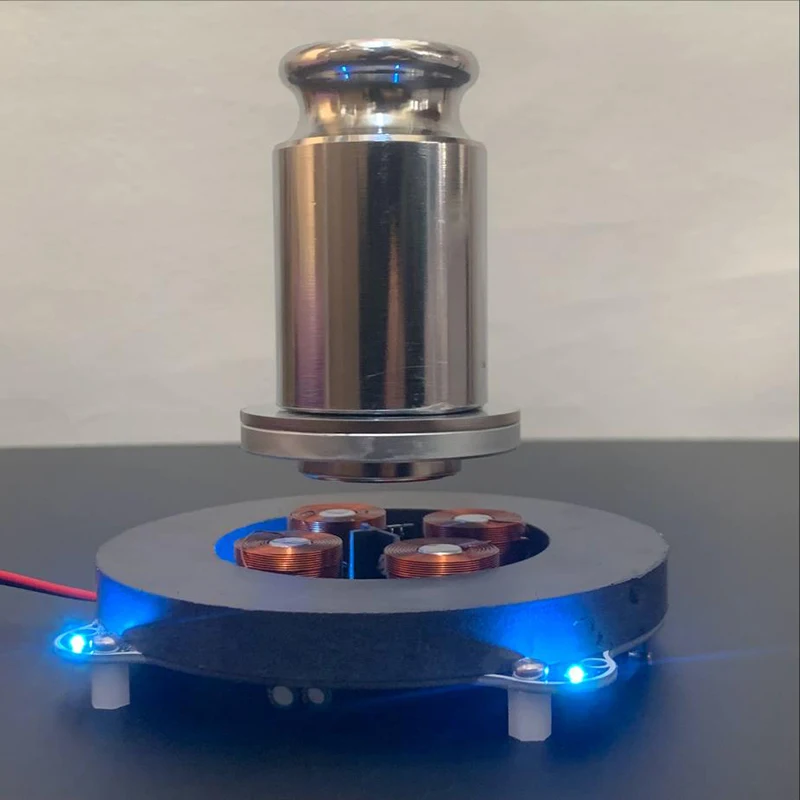 Magnetic Levitation Iron Core 500g Large Load-bearing Magnetic Levitation Ornament DIY with LED Light