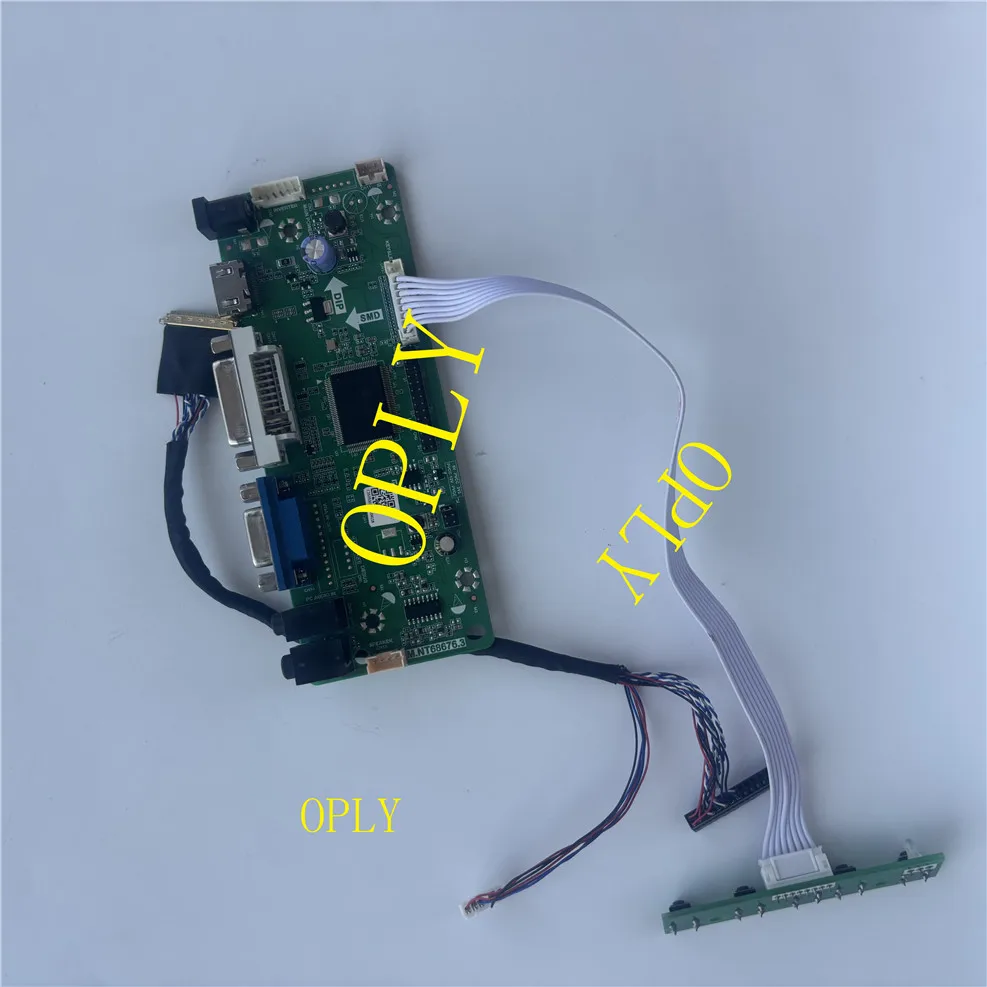 DVI VGA M.NT68676 Controller Board Kit for  LTN156HT01 LTN156HT01-101 LTN156HT01-201 HDMI-compatible 1920X1080 15.6