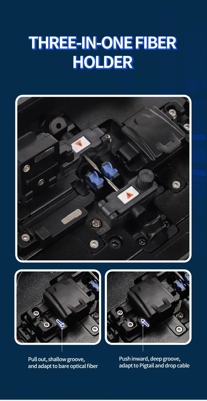

DVP 740 740D High efficient heating cladding alignment optic fiber fusion splicer