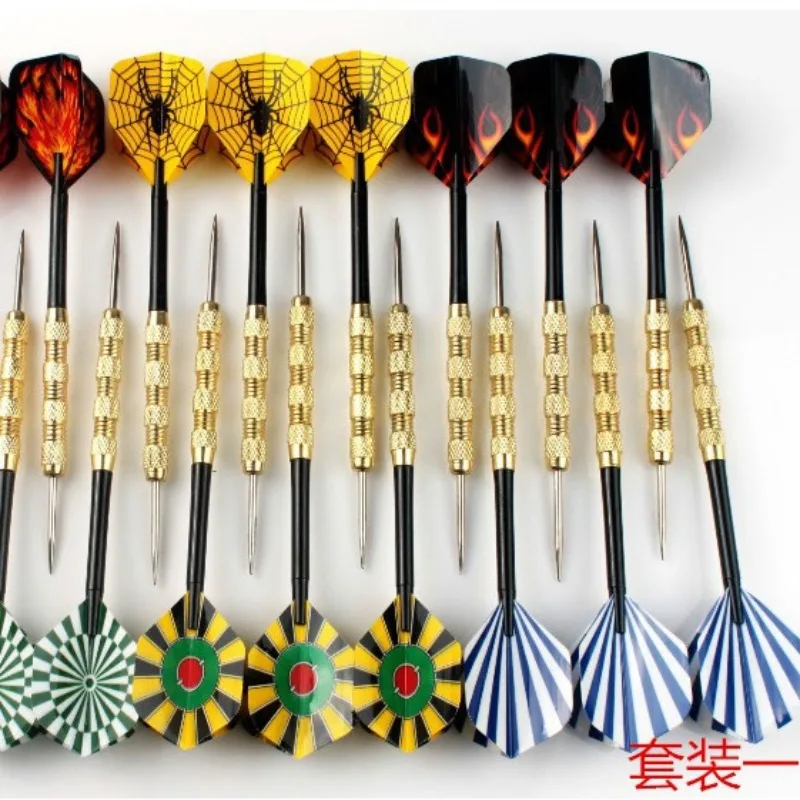 14g Copper Plated Dart Needle Darts Flying Standard Needle 15.2cm Long 18 Dart Set
