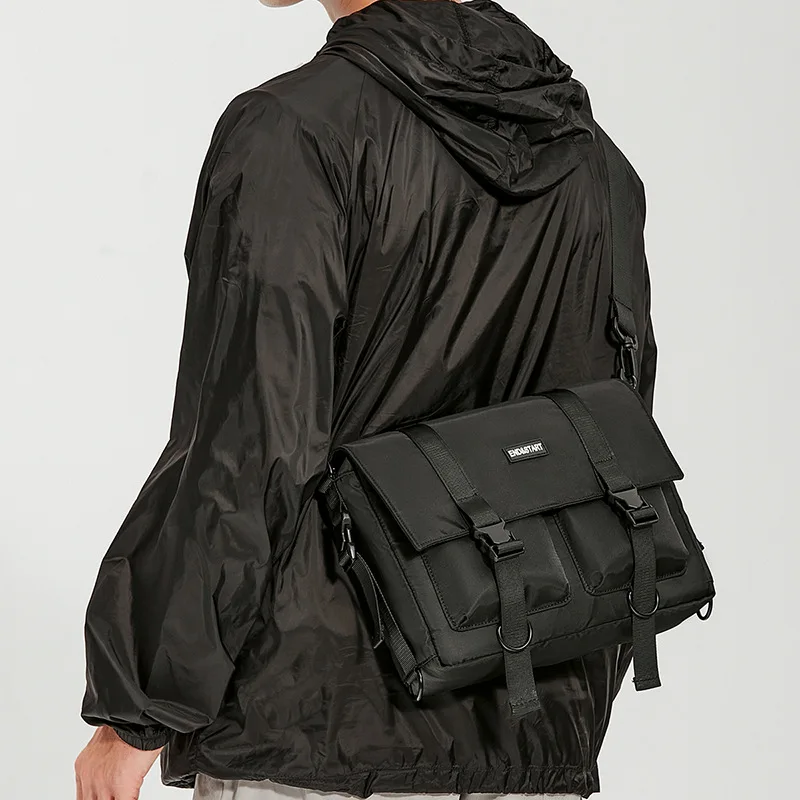 

Causal Nylon Shoulder Man Bag Japanese Teenager School Laptop Sling Men's Bag Streetwear Travel Cross Bag Messenger Bags for Men