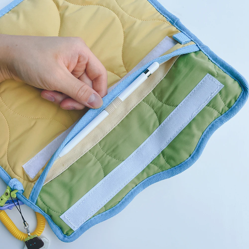 الإبداعية اللوحي حقيبة كمبيوتر محمول حافظة لباد ماك بوك اير برو 11-16 بوصة يده بطانة كم شاومي Mi Pad 4 5 سامسونج تاب S8 غطاء