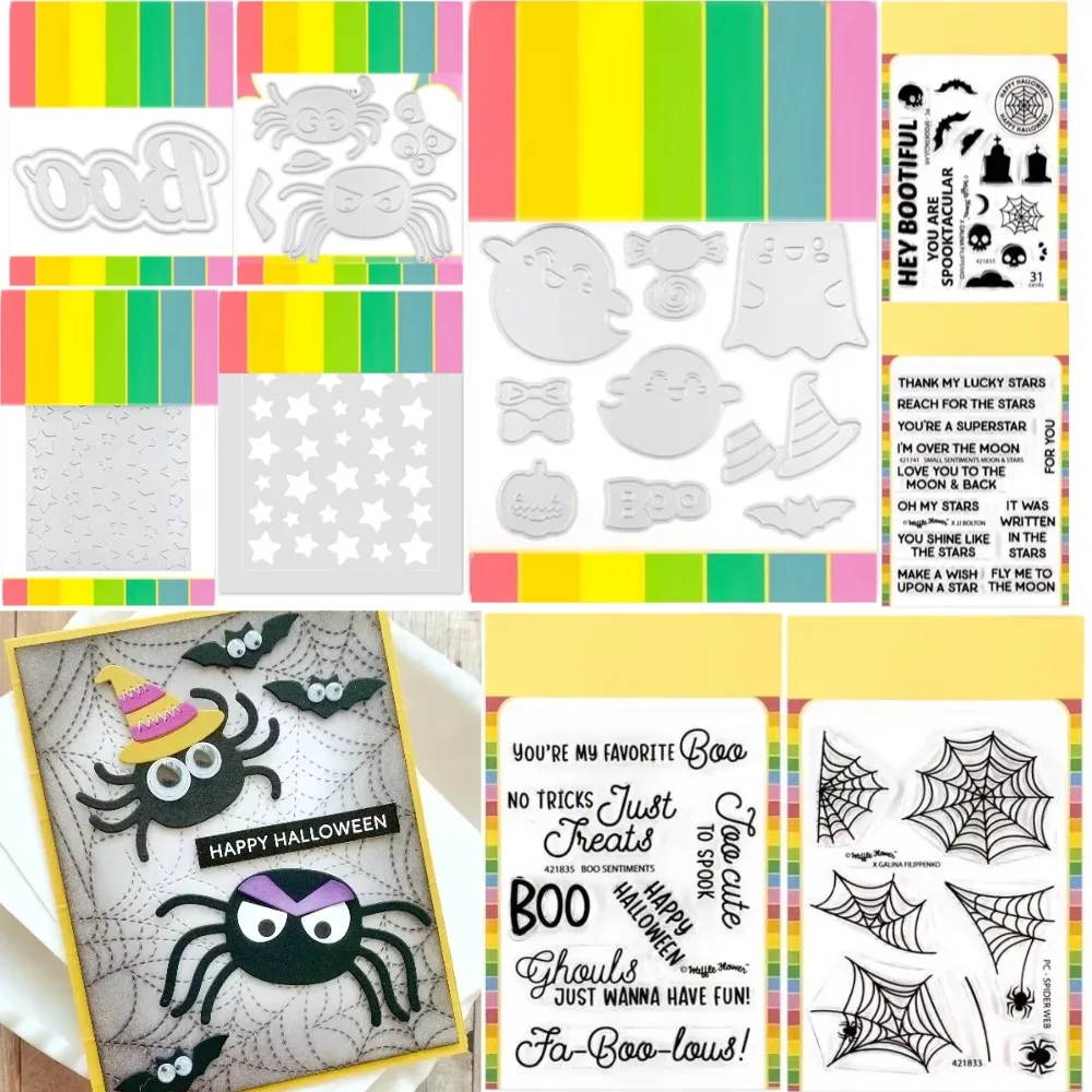 

new Metal Cutting Dies Stamps Scrapbook Diary Decoration Stencil Embossing Template DIY Greeting Boo Word Postage Collage Blocks