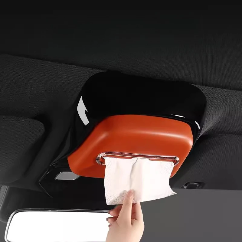 

For LEADING IDEAL L6 L7 L8 L9 Special Car Tissue Box High-end Ceiling-type Pumping Carton Glasses Box Storage Accessories Tools