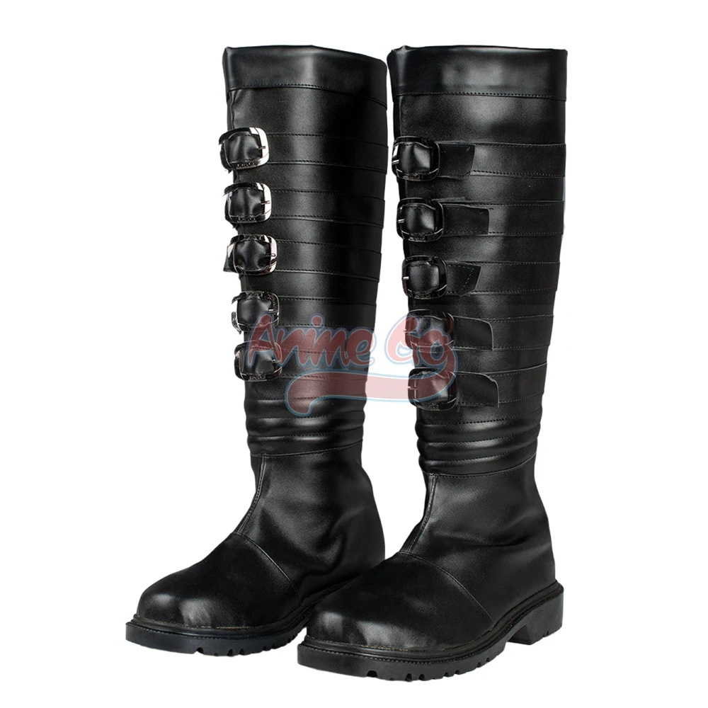 Alice Cosplay Schuhe Alice Madness Returns Damen Schwarze Stiefel