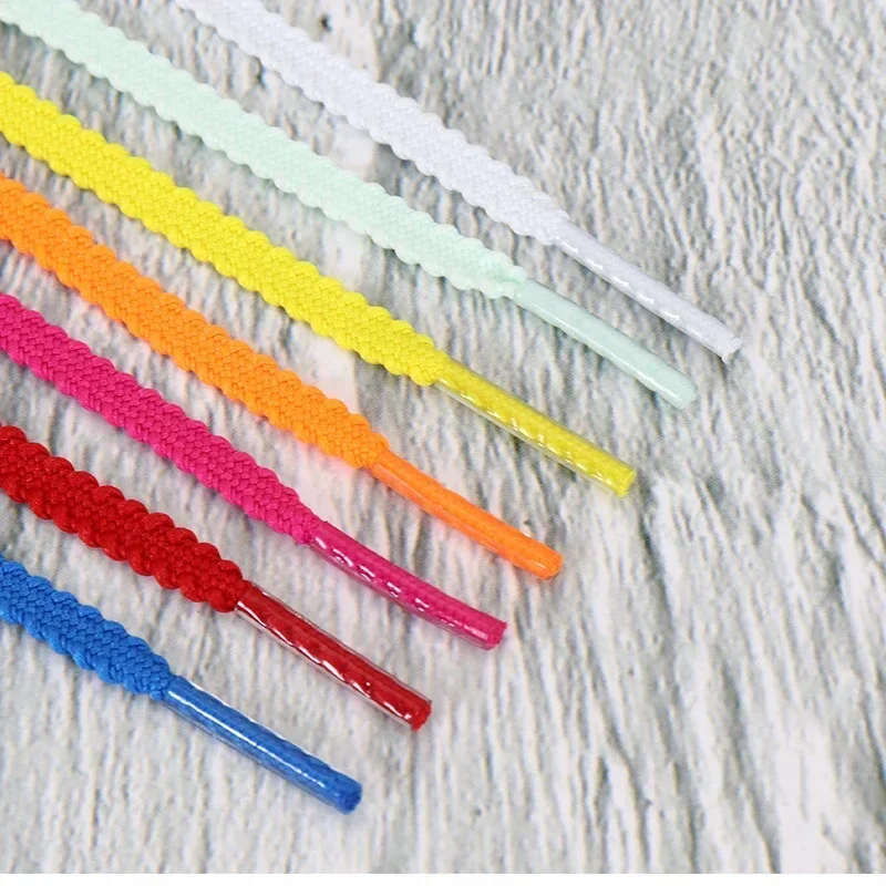 Coolstring Flat Shoelaces 6mm for Sneakers Tennis Shoes Trendy Replacement Lace Perfect for Racing Running Footwear Accessories image 2