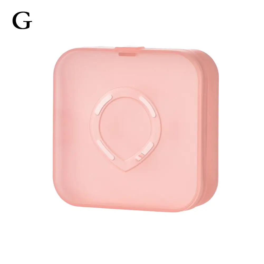 1pc tragbare Puder quaste Aufbewahrung sbox atmungsaktive staub dichte Box Make-up Kamera Puder quaste große Behälter Kapazität Fall h9v4