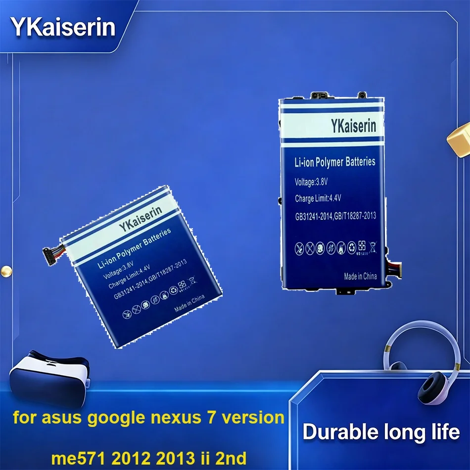 

C11-ME370T C11-ME370TG C11P1303 For Asus Google Nexus 7 Version ME571 2012 2013 II 2ND Tablet Battery 6000mAh