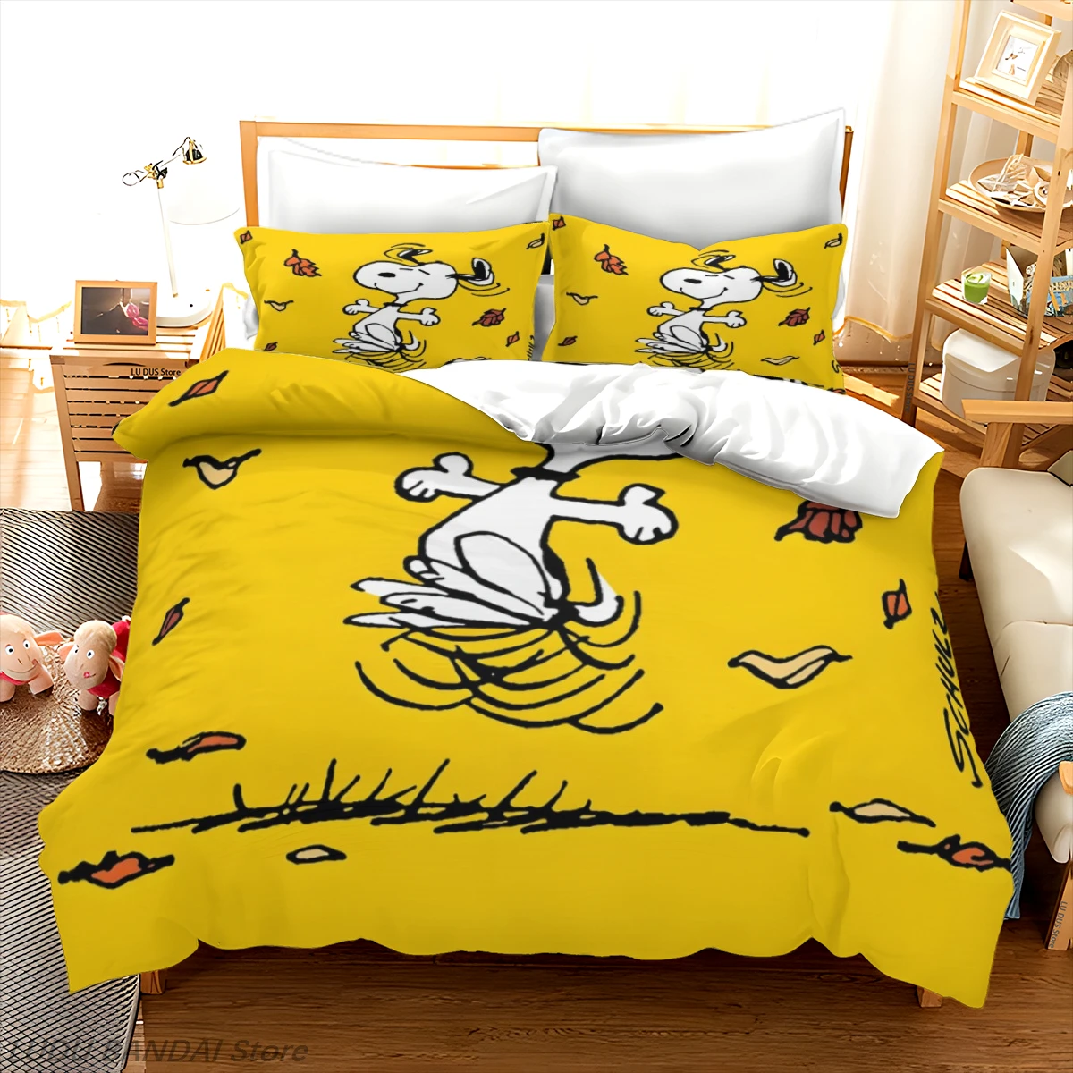 Snoopy Duvet Cover Set Snoopy  - Luxury Lifestyle Items 评论和价格