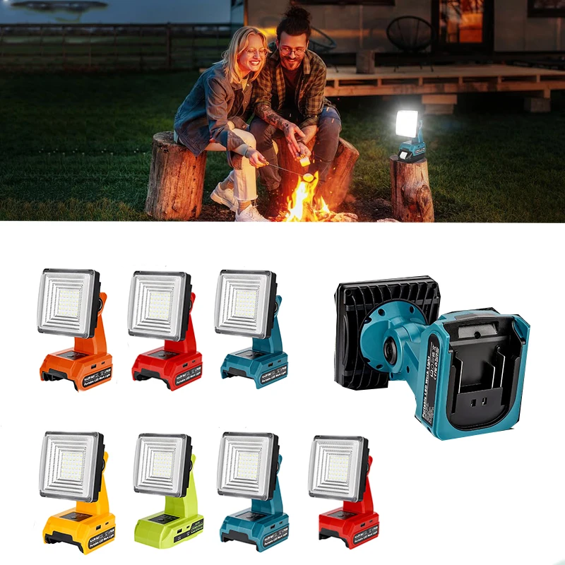 LED work light 3Modes 25w for Makita/Bosch/Dewalt/Milwaukee/Ryobi/Black&Decker/Craftsmansuitable for construction sites