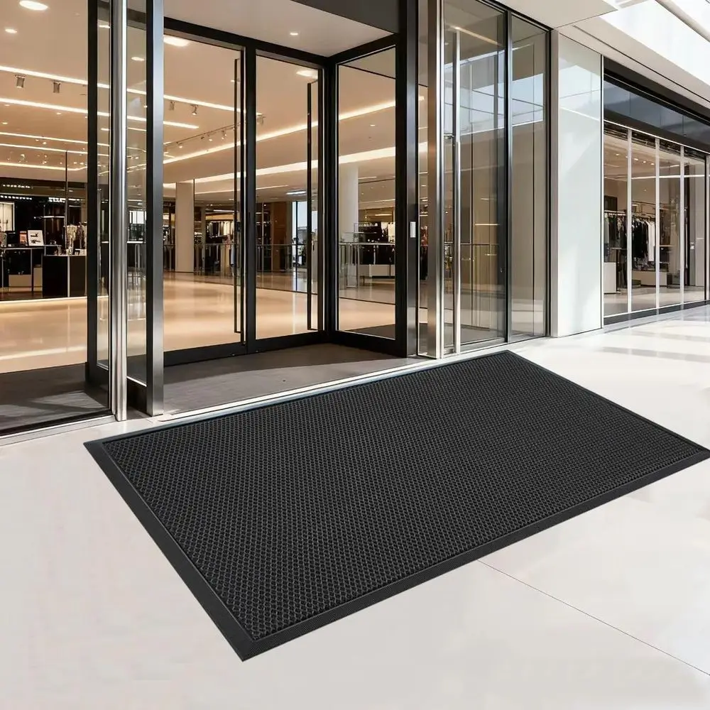 

Прочный придверный коврик для грязной обуви 36 x 48, коммерческий напольный коврик для прихожей, сверхпрочный грязезащитный коврик для входной двери на улице