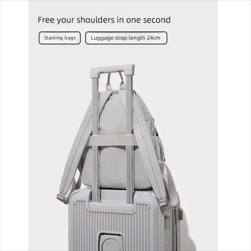 Fouvor Ultra‑Lightweight Backpack for Women 2026 Water‑Repellent Casual Daypack for Commute Travel Student Use 3082-10 3082-18
