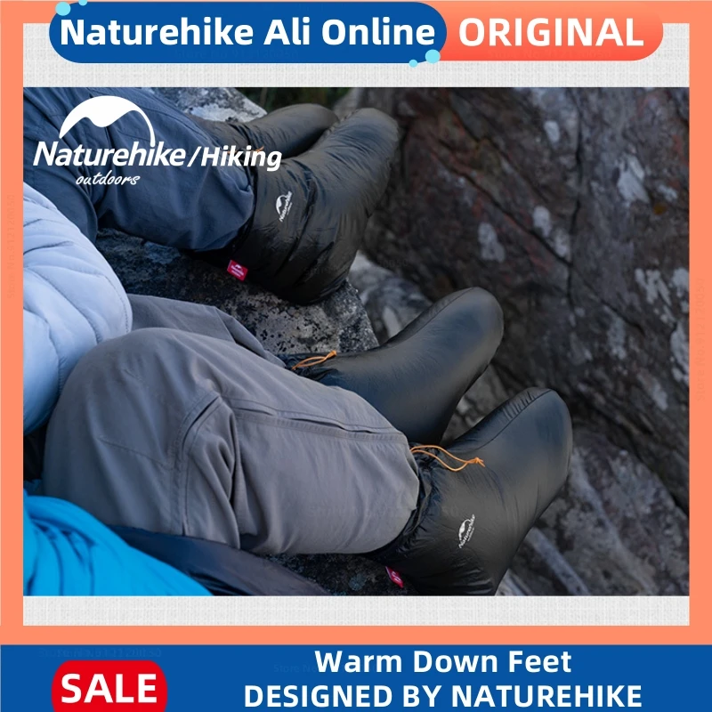 Naturehike Na wolnym powietrzu Ochraniacz na stopy Camping Wspinaczka Zima Utrzymuj ciepło Unisex Piesze wycieczki Narciarstwo Białe skarpety z