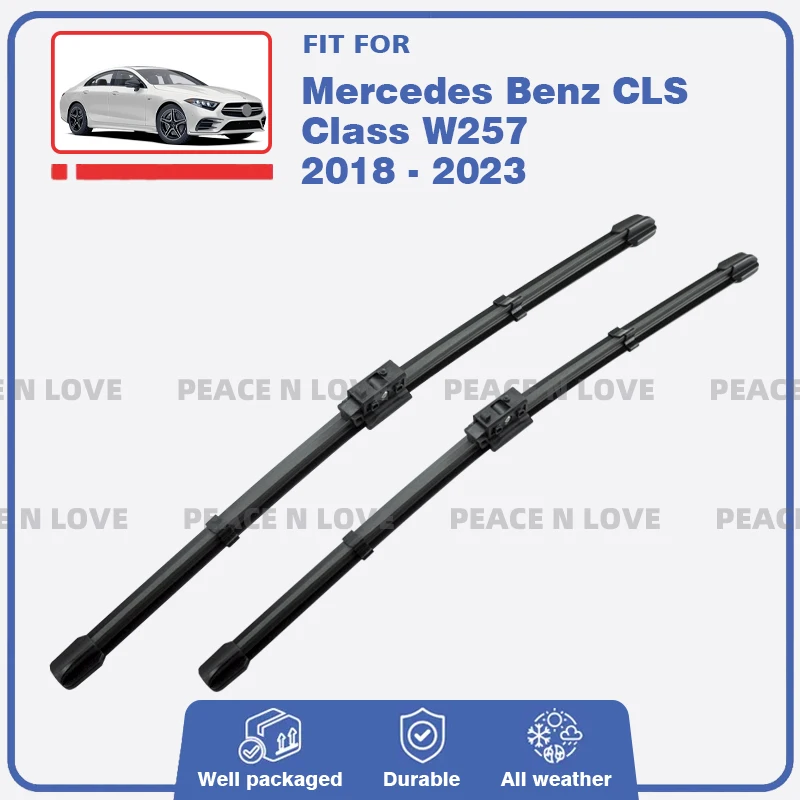 Wiper Blades For Mercedes Benz CLS Class C257 W257 2018 - 2023 Windshield Windscreen Car Accessories CLS 350 2019 2020 2021 2022