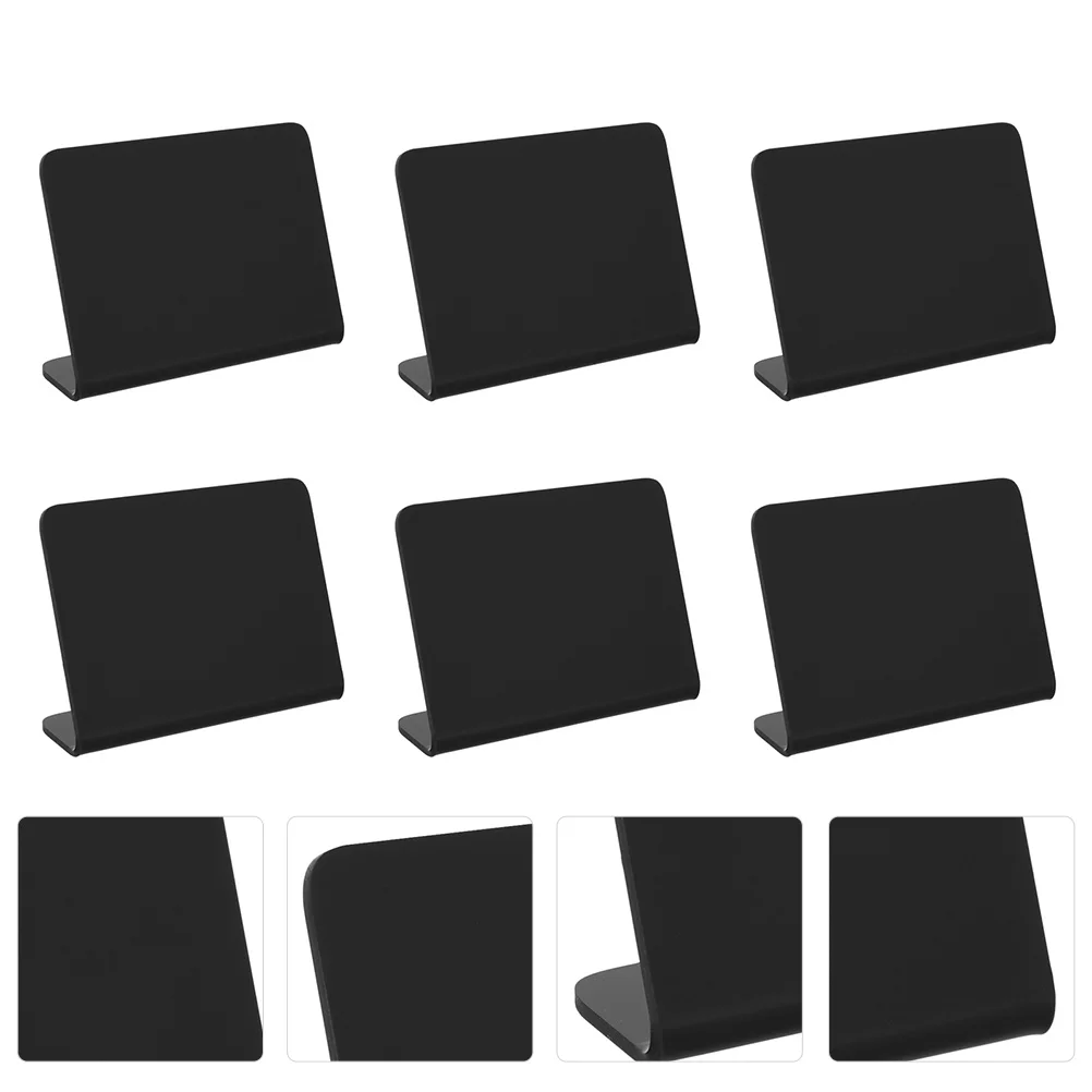 

15Pcs Small Acrylic Blackboard Message Boards Reusable Wedding Tabletop Memo Decoration Wedding Blackboard